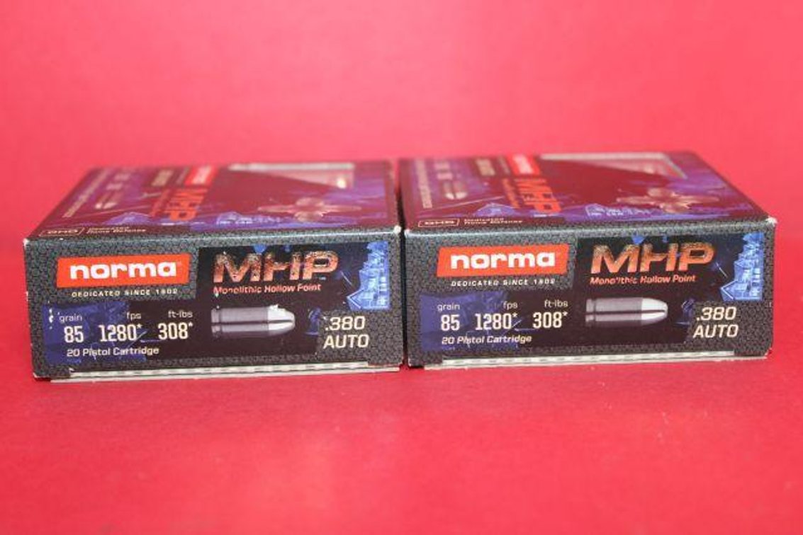 NORMA MHP .380 AUTO AMMO