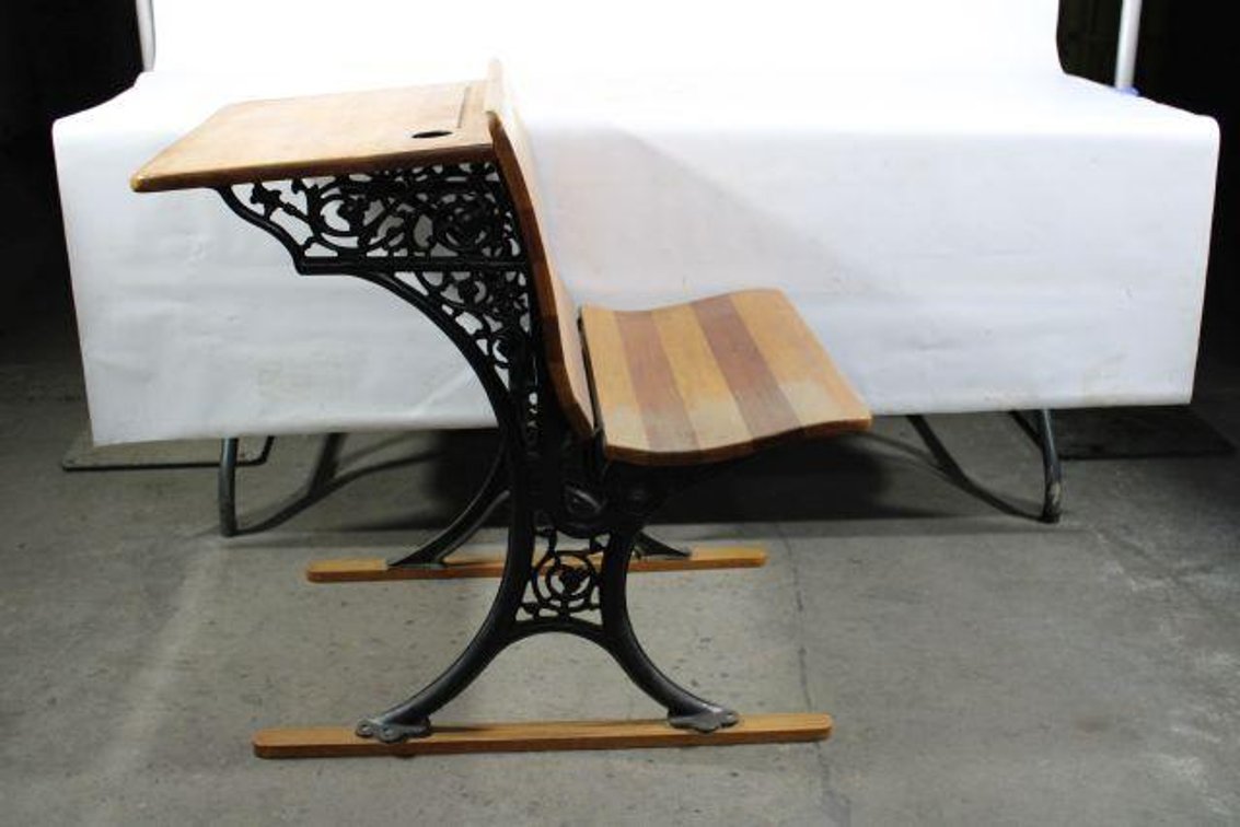 ANTIQUE SCHOOL DESK