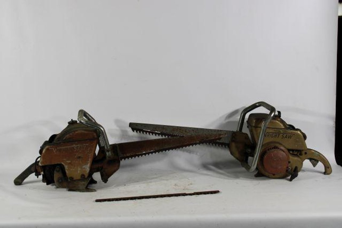 VINTAGE WRIGHT CHAINSAWS