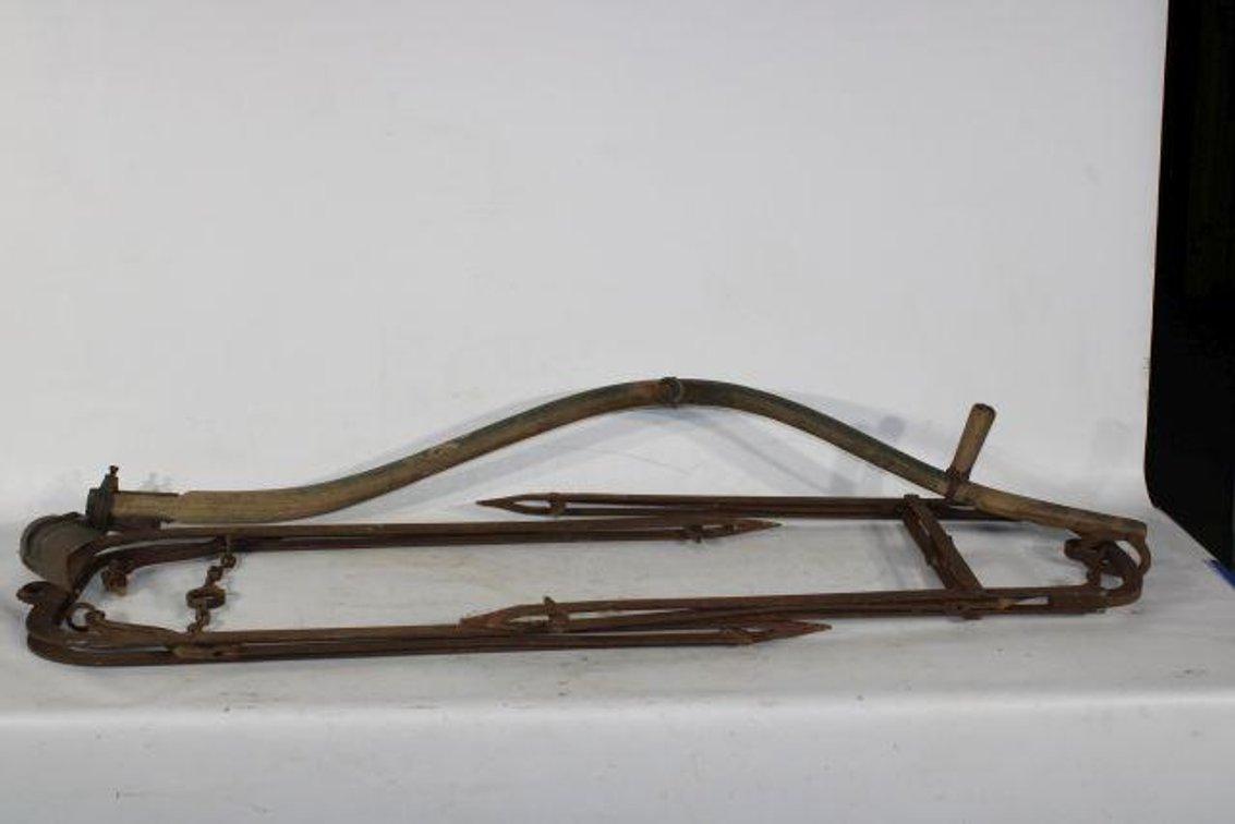 VINTAGE SCYTHE AND BALE PICKERS 