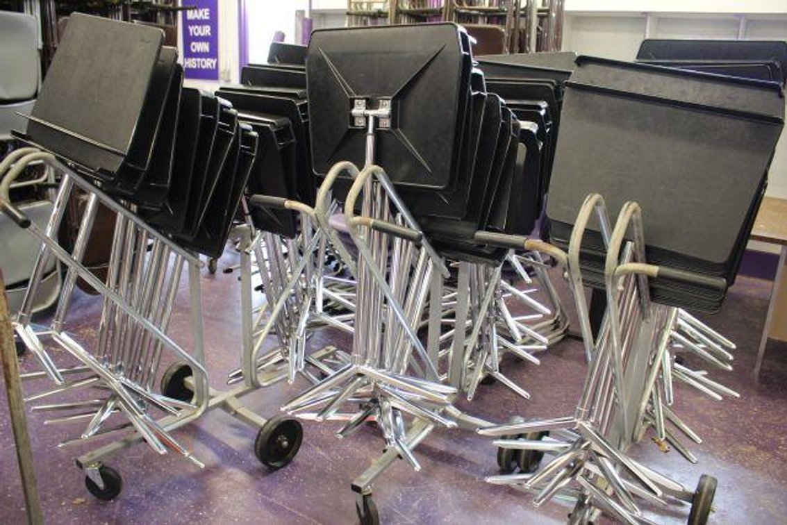 WENGER MUSIC STANDS W/ CARTS