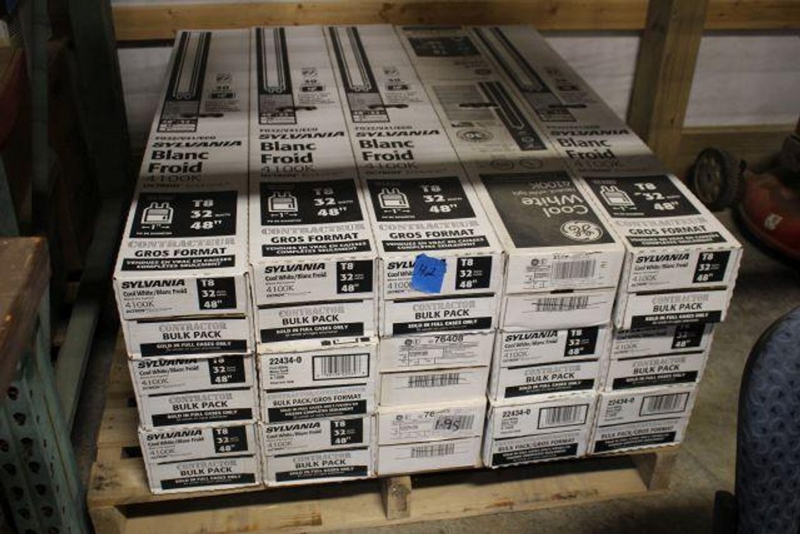 15 BOXES OF T8 BULBS