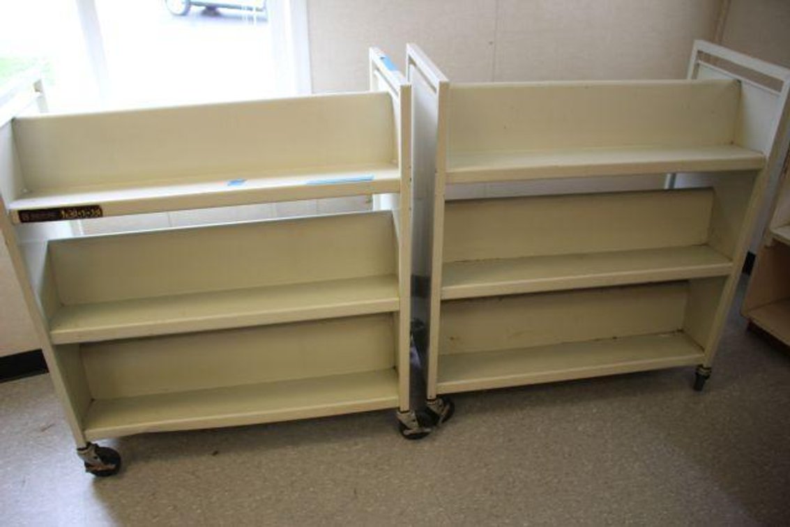 ROLLING LIBRARY BOOK CARTS (RM110)