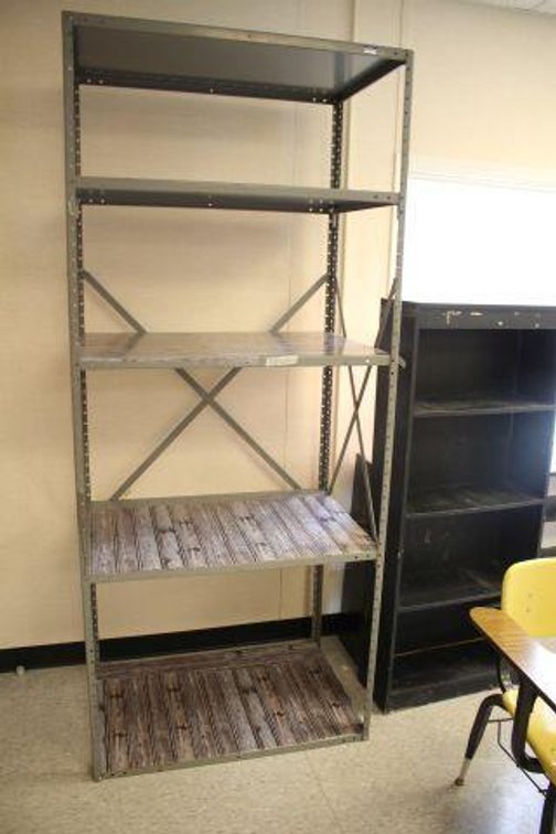 METAL SHELF, BOOKSHELVES,TABLE (RM100)