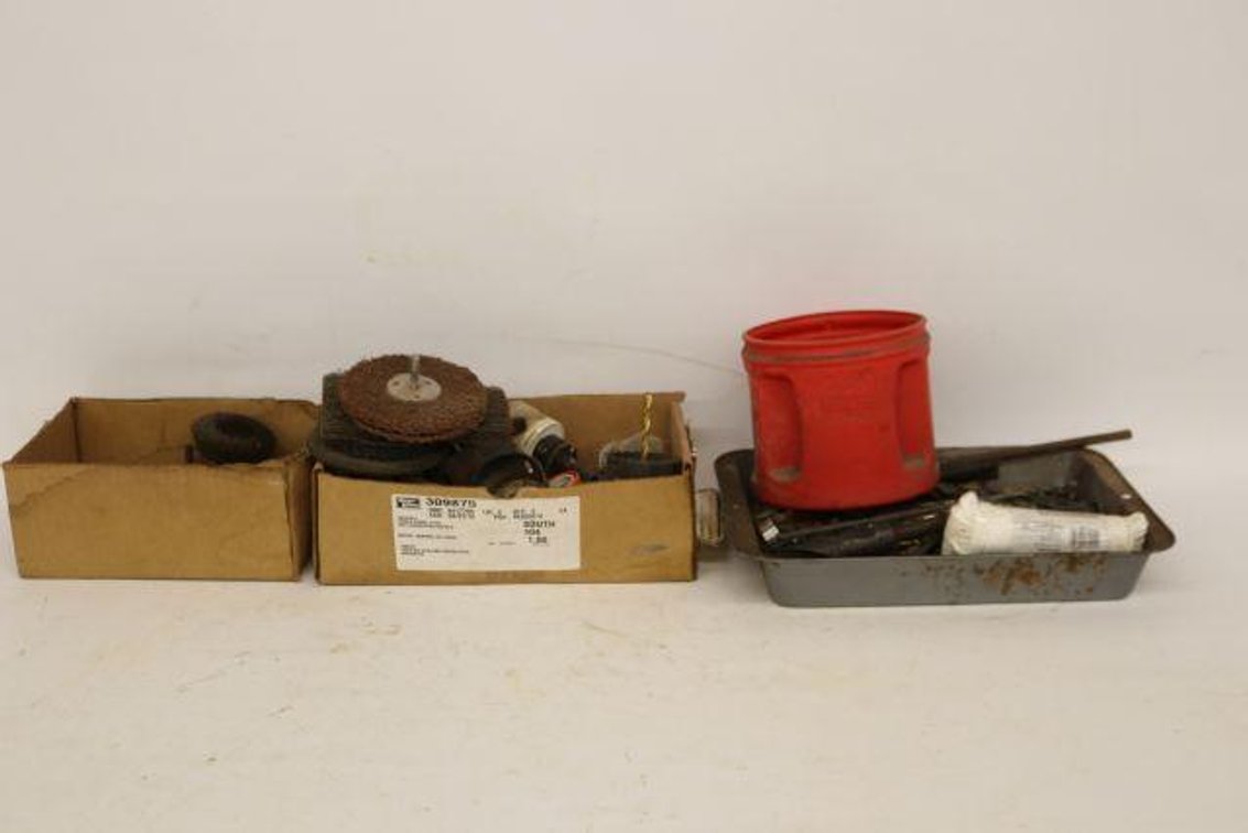 WIRE BRUSH DRILL ATTACHMETNS, DRILL BITS, HOLE SAWS