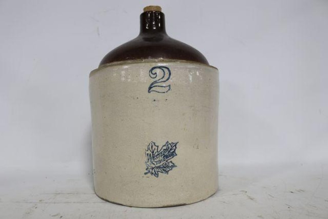 WESTERN STONEWARE CROCK JUG