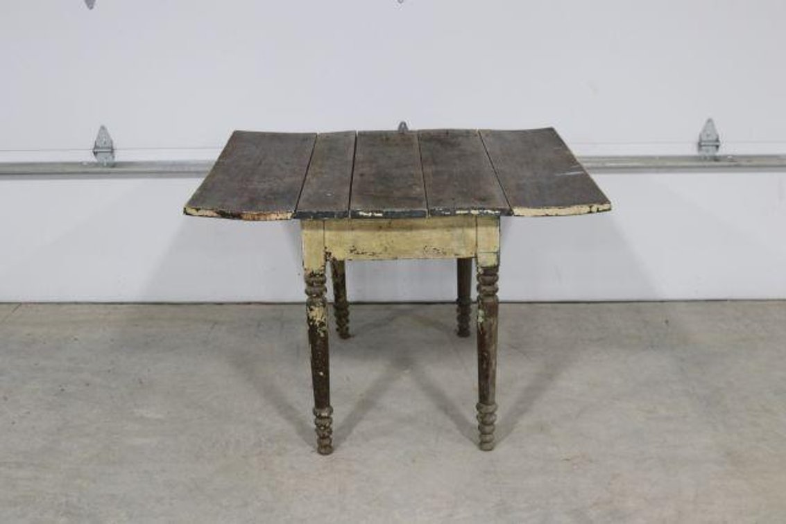 ANTIQUE DROP SIDE TABLE