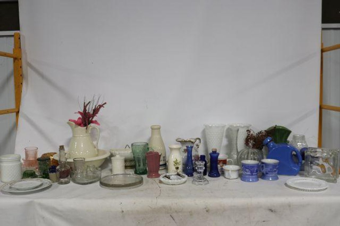 LARGE LOT OF GLASS