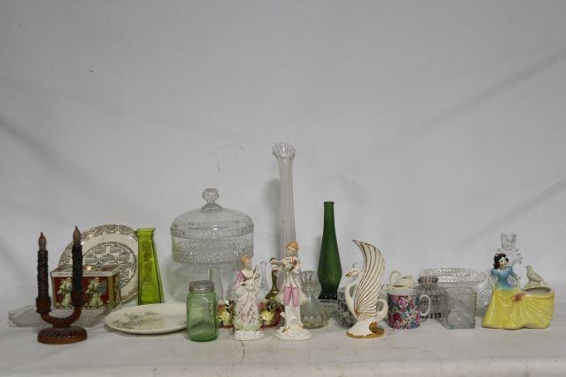 Large lot of glass
