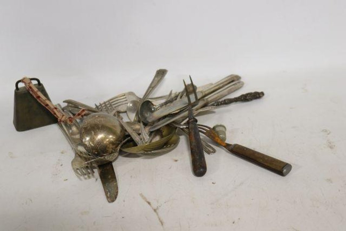 COW BELL AND FLATWARE