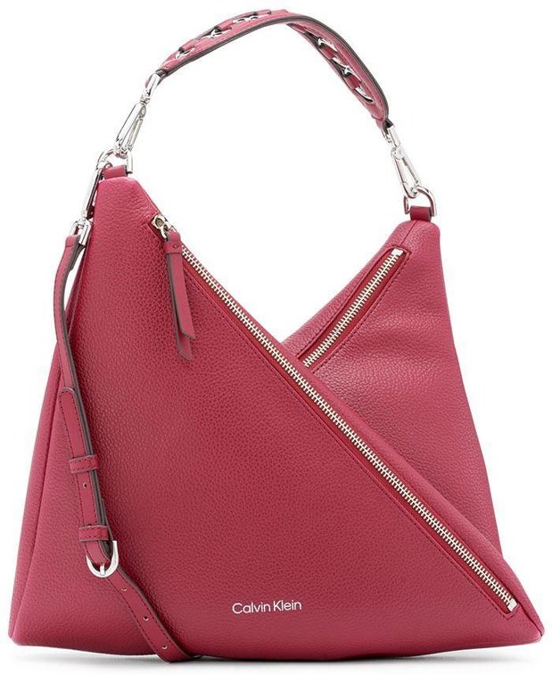 Calvin Klein Geo Hobo in Red.