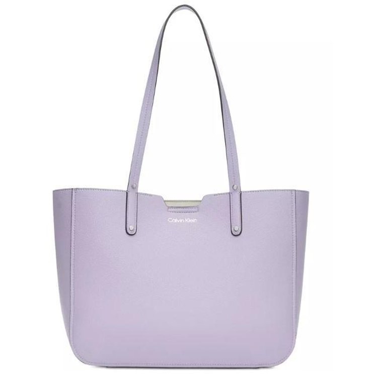 Calvin Klein Dilan Medium Tote, in Iris.