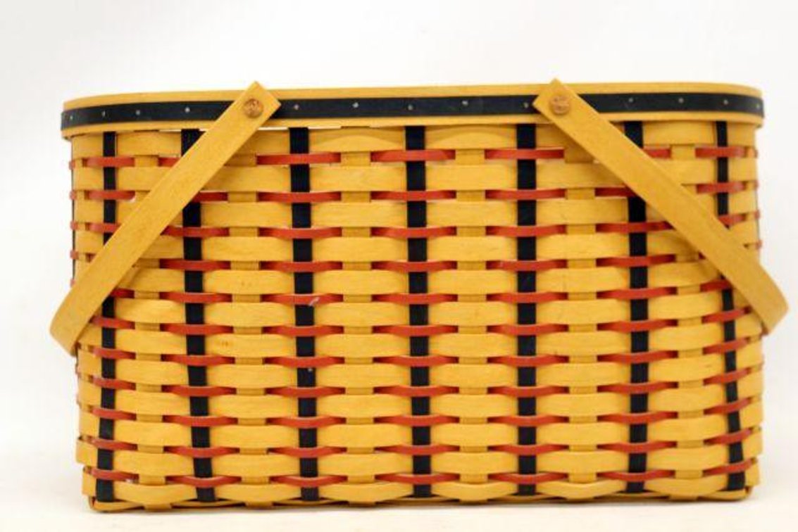 LONGABERGER ALL AMERICAN BLOCK PARTY BASKET