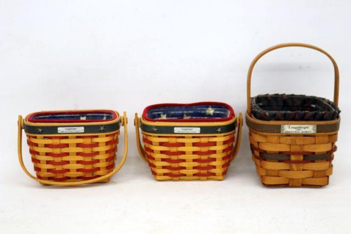 LONGABERGER INAUGURAL BASKETS