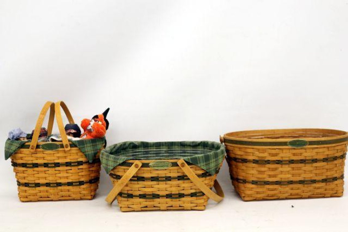 LONGABERGER TRADITIONS COLLECTION BASKETS 