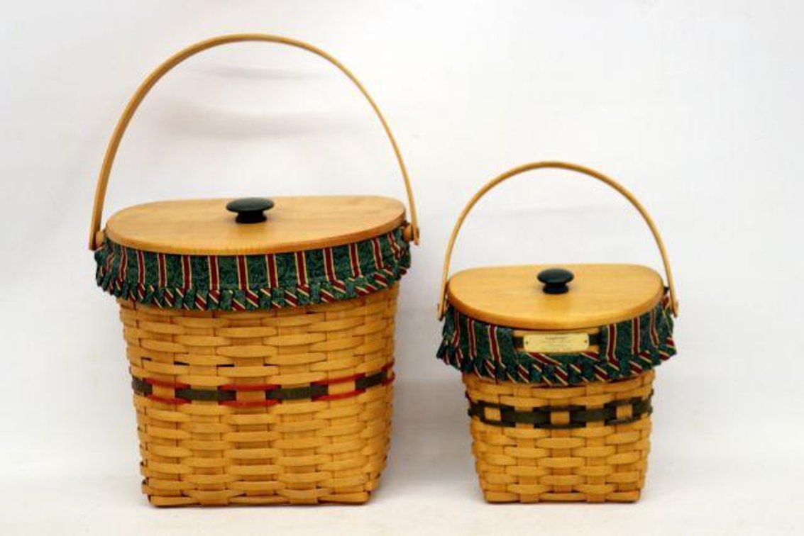 LONGABERGER CHRISTMAS COLLECTION BASKETS 