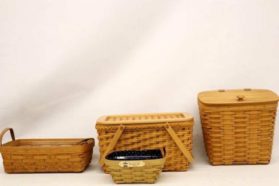 LONGABERGER MAIL BASKET, AMERICAN TRADITIONS BASKET, PANTRY BASKET, FOUNDERS MARKET BASKET