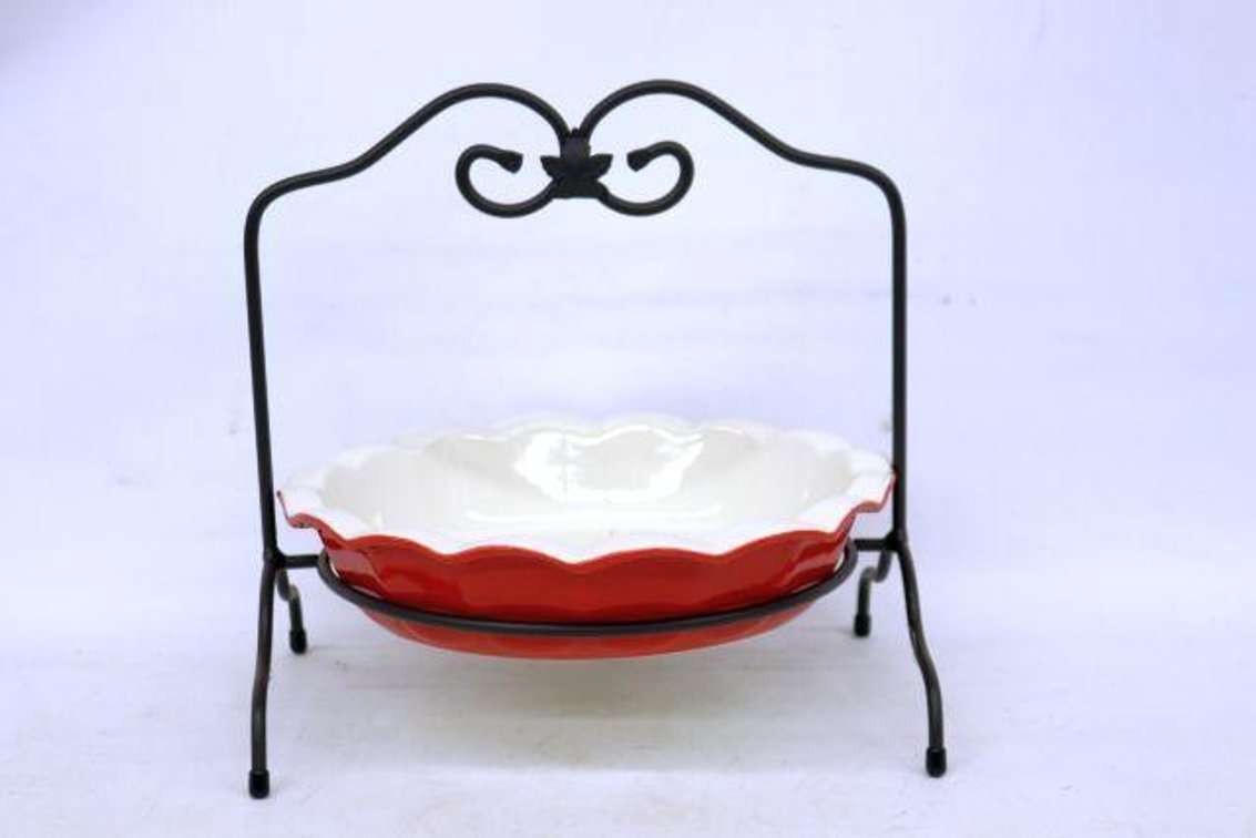 LONGABERGER WROUGHT IRON PIE STAND 