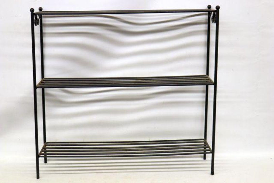 LONGABERGER 3 TIER WROUGHT IRON BOOK SHELF