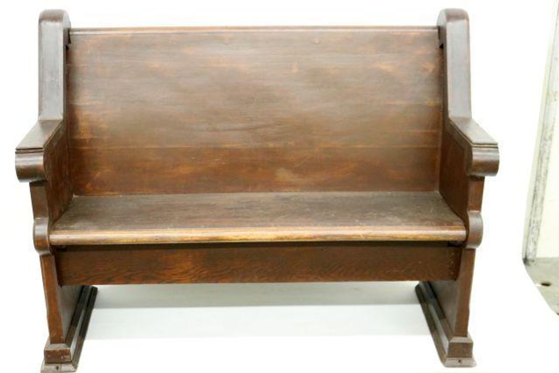 OLD CHURCH PEW 