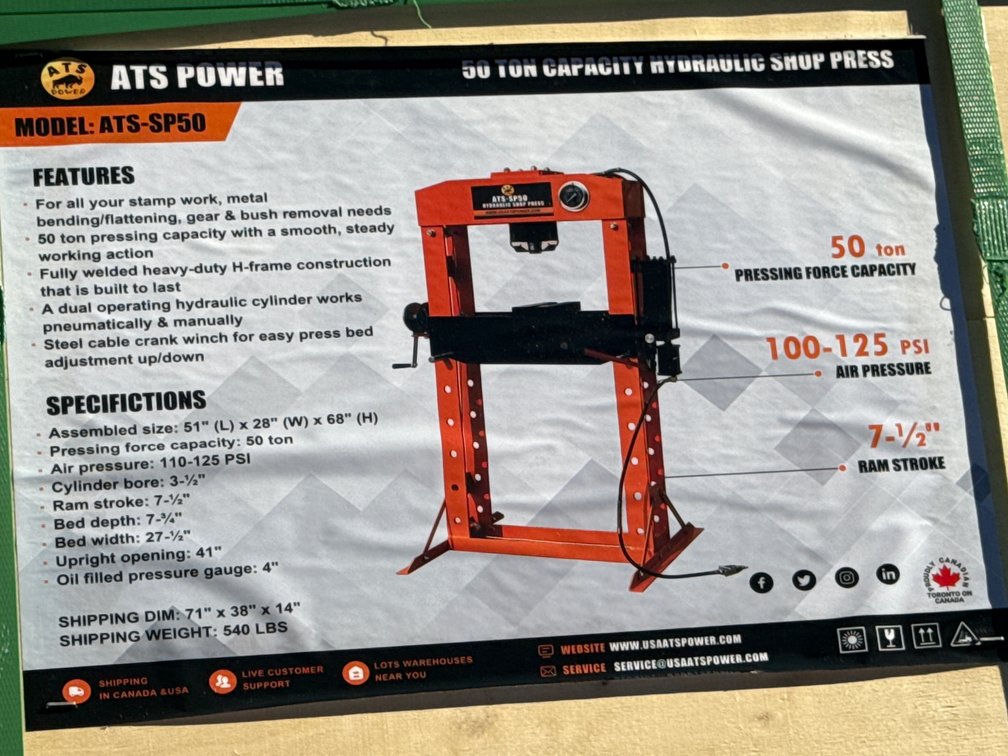 50TON PRESS