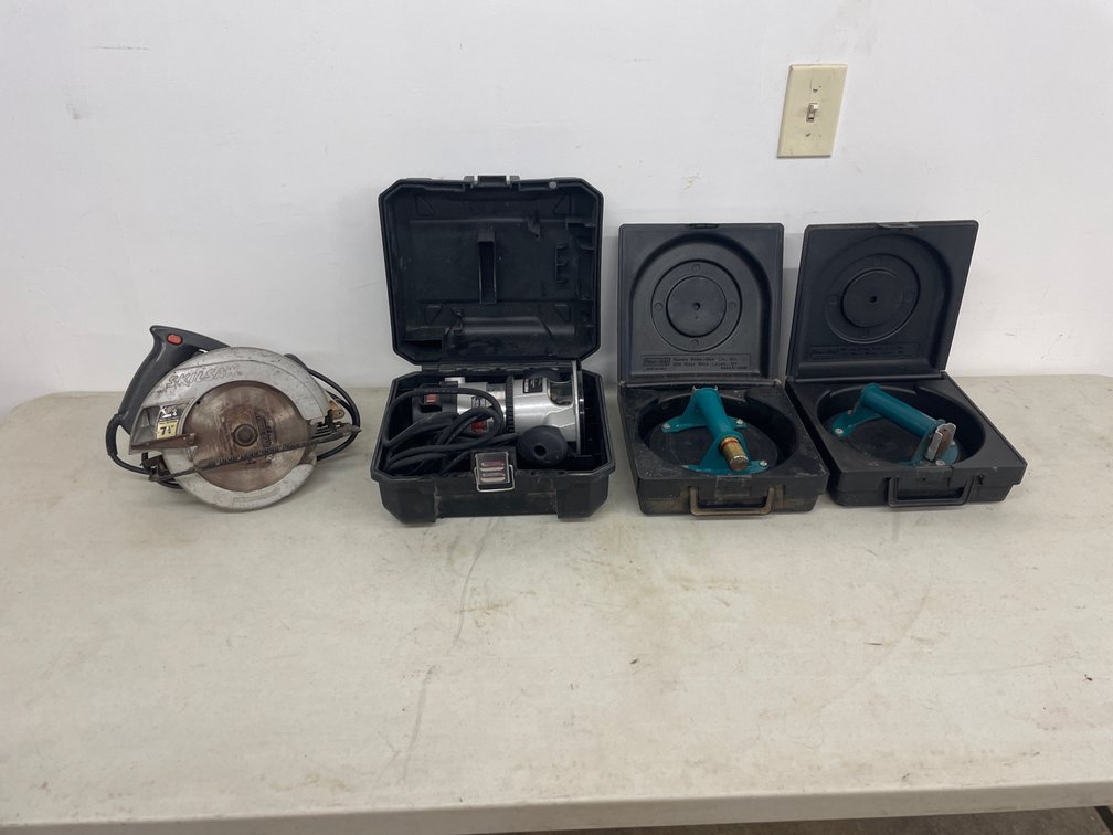 ROUTER, POWR-GRIPS, SAW
