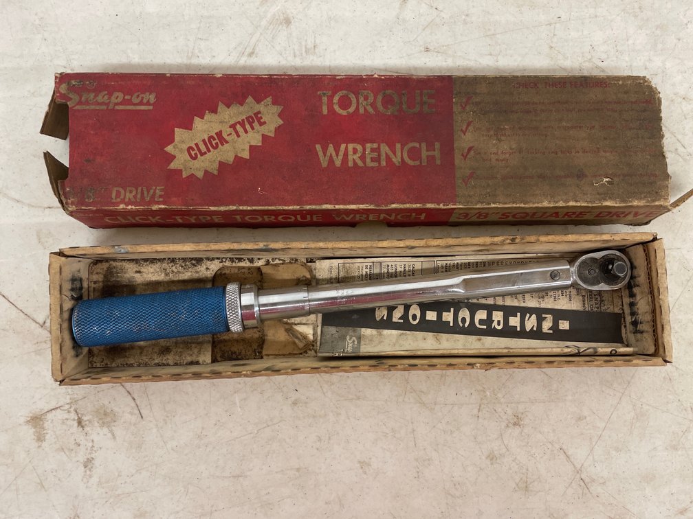 SNAP ON 3/8 TORQUE WRENCH