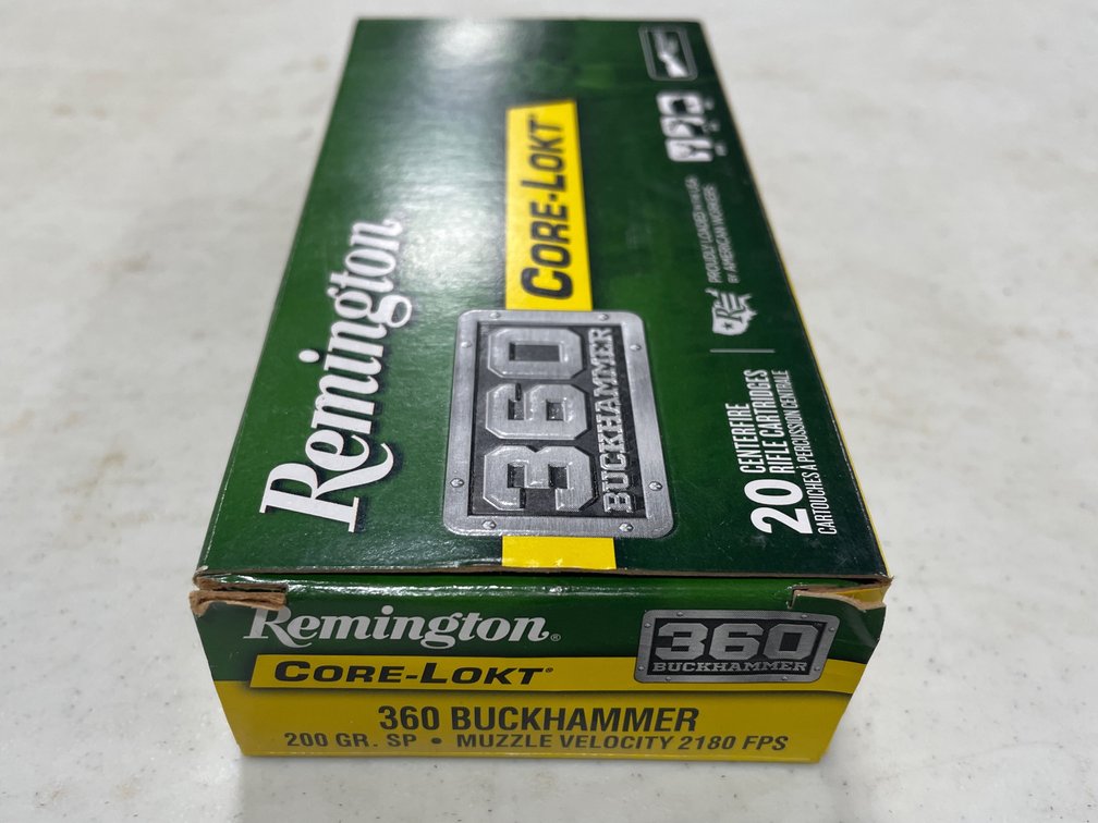 360 BUCKHAMMER AMMO