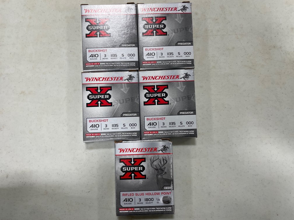 410 BUCKSHOT & SLUGS