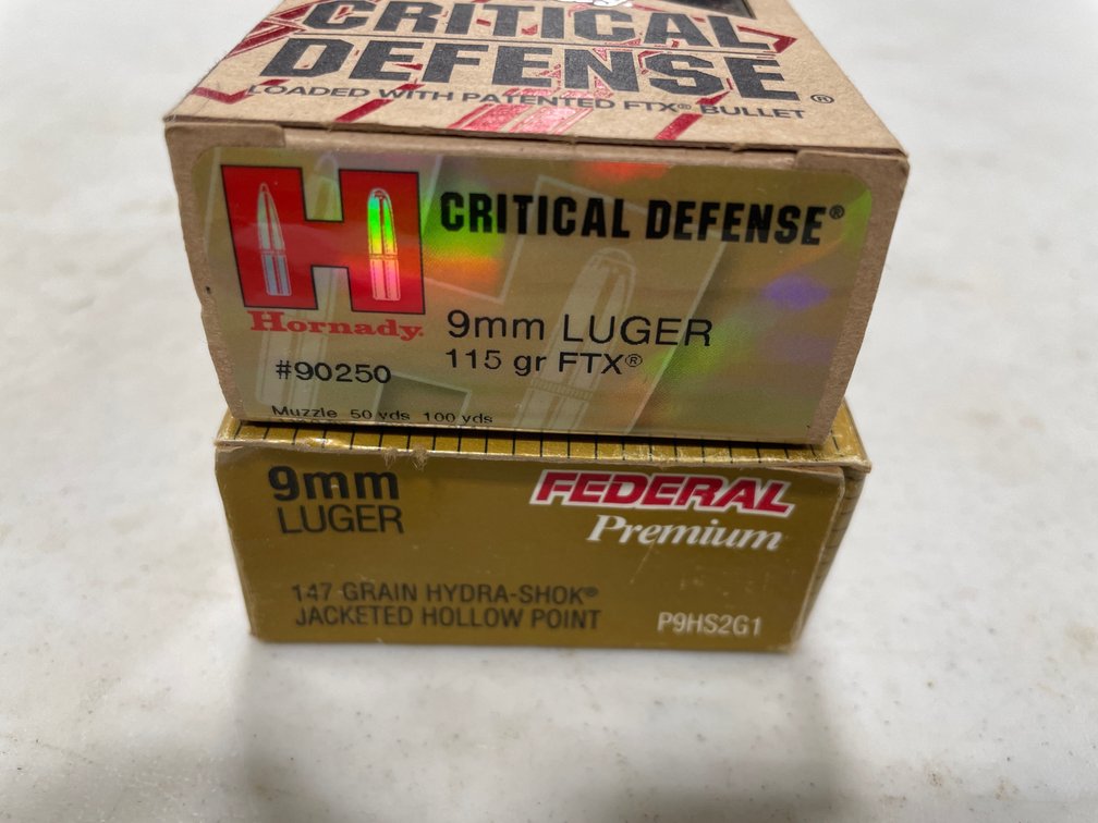 9MM DEFENSE AMMO