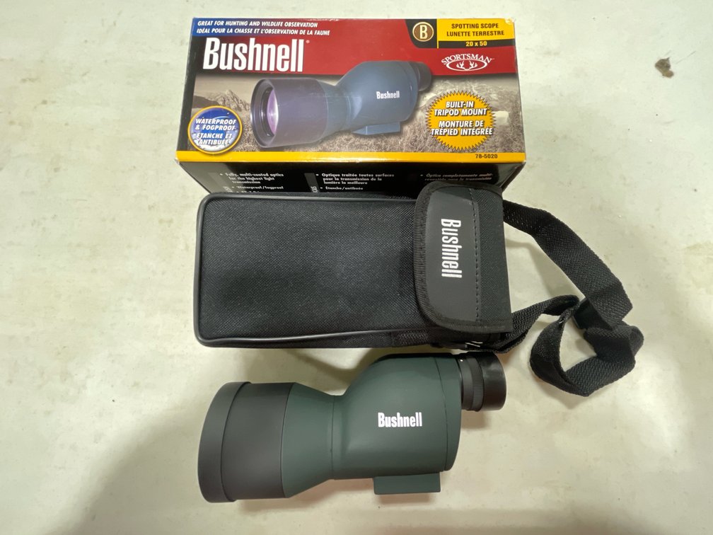 BUSHNELL 20X50 SPOTTING SCOPE