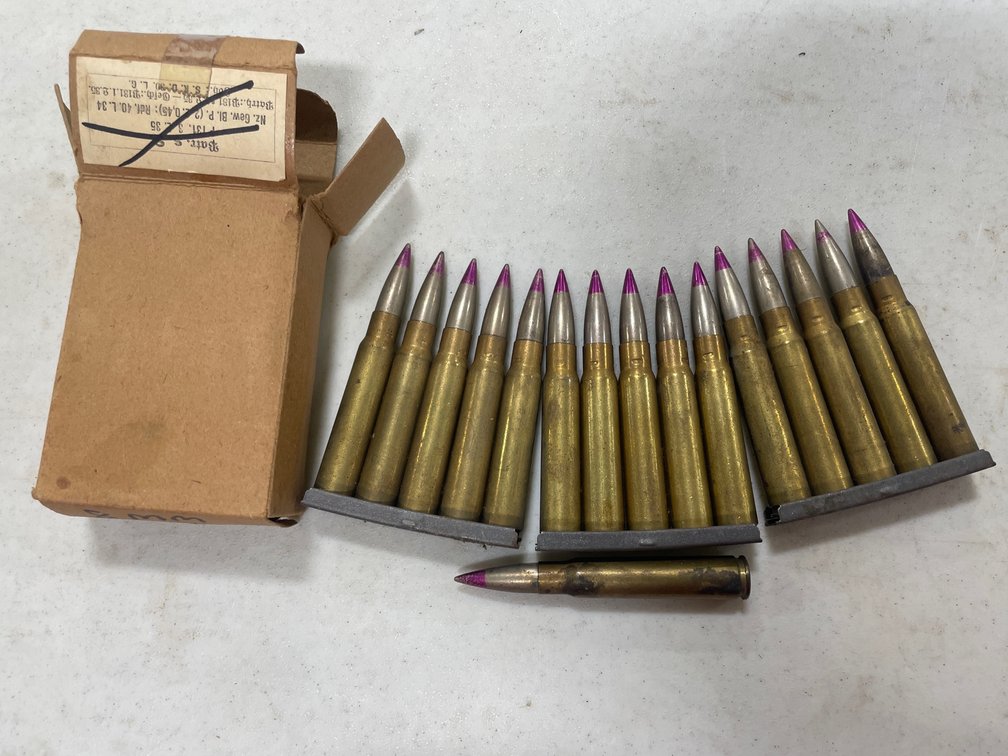 8MM MAUSER TRACER AMMO