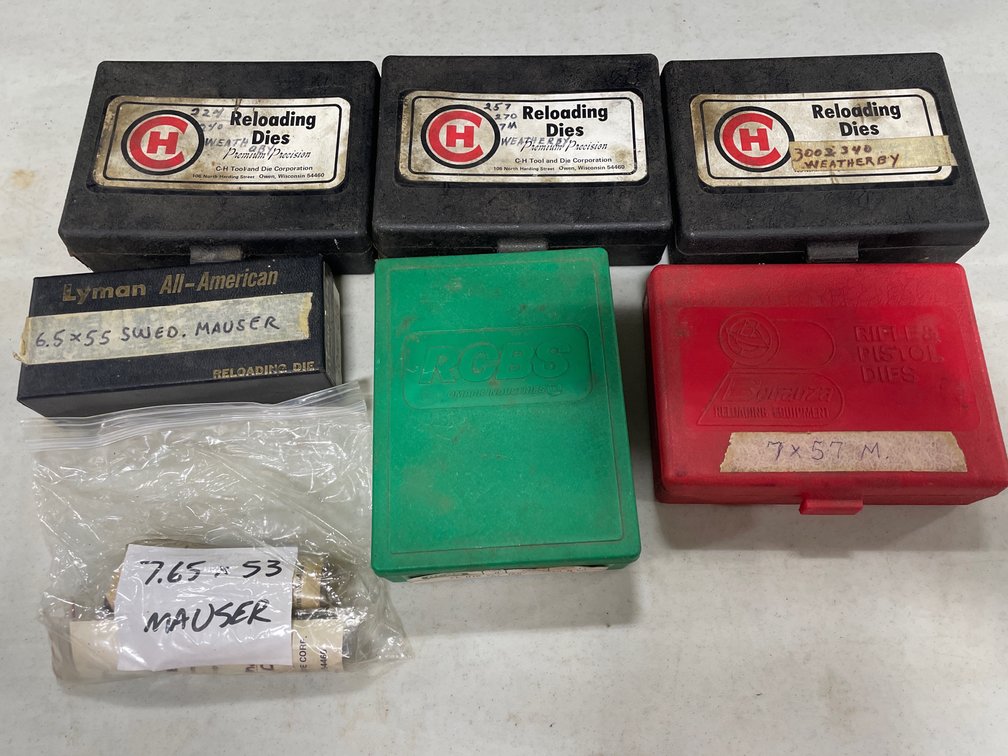 MAUSER & WEATHERBY RELOADING DIES