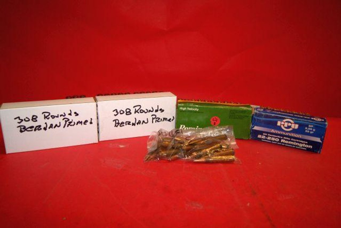 22-250 AND 308 AMMO