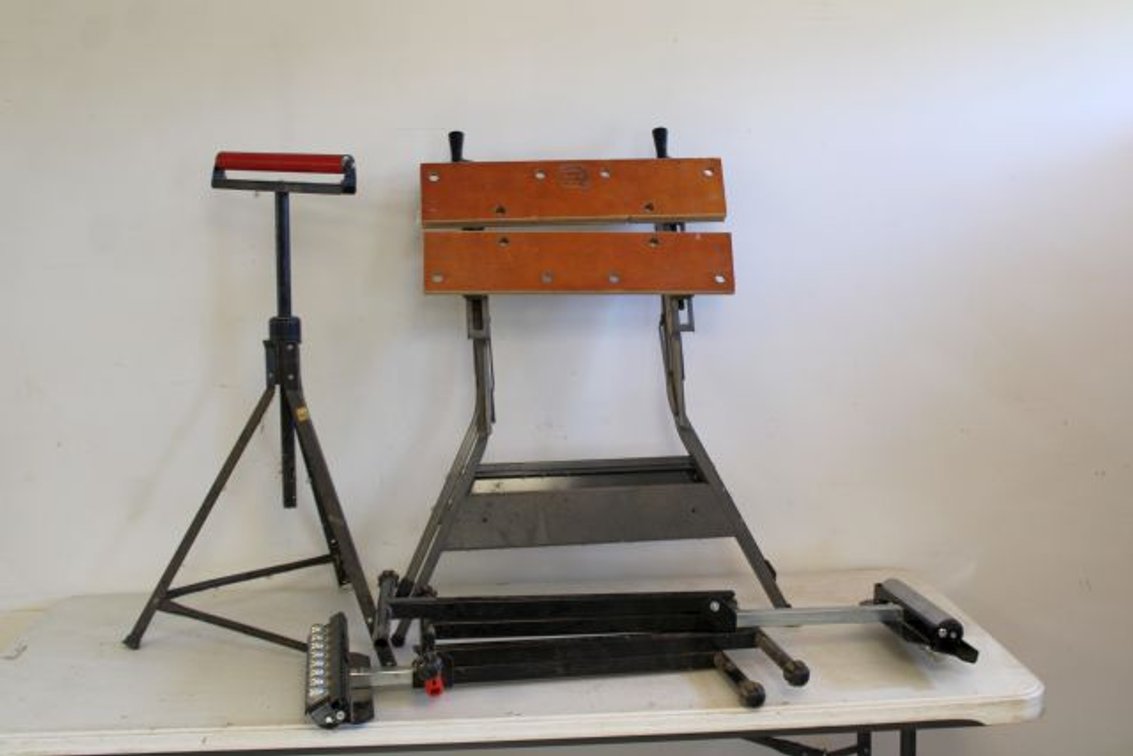 WORK TABLE & ROLLER STANDS