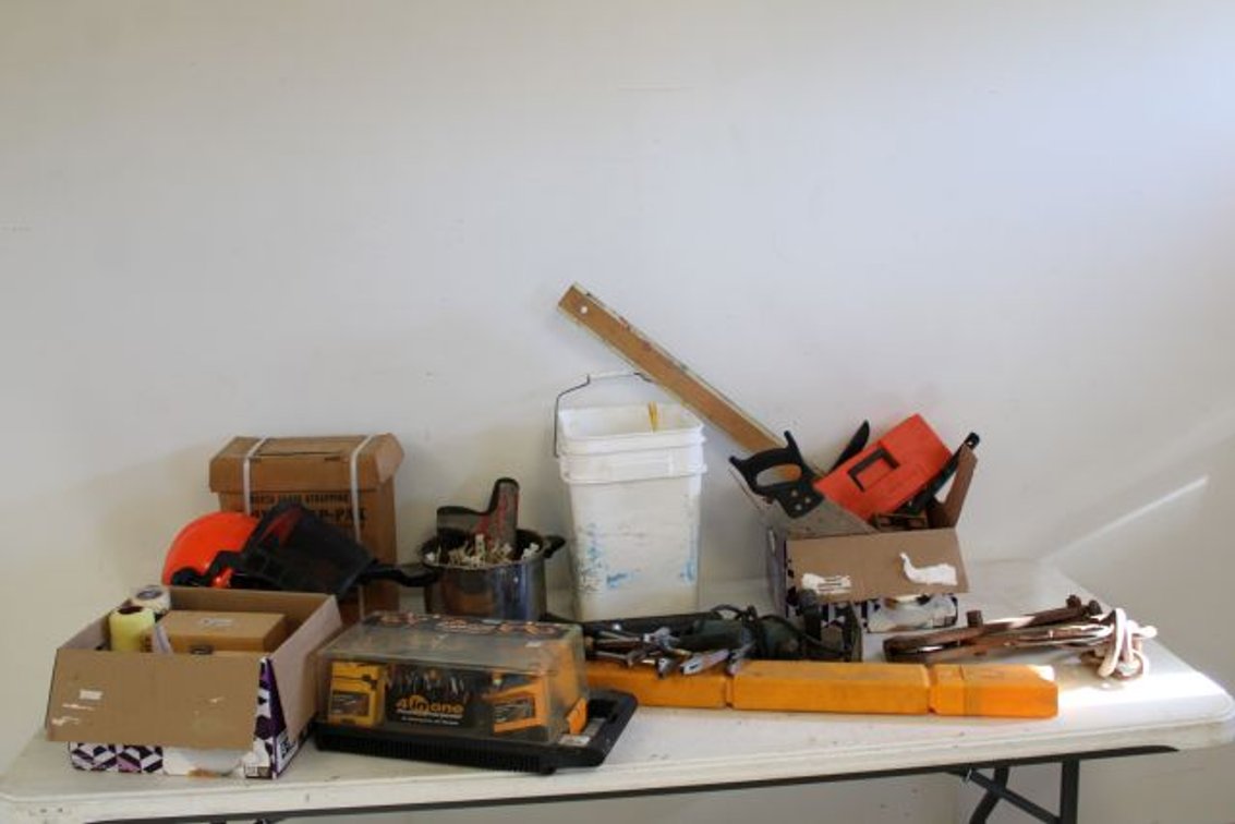HAND TOOLS, SAFETY HELMET AND MORE