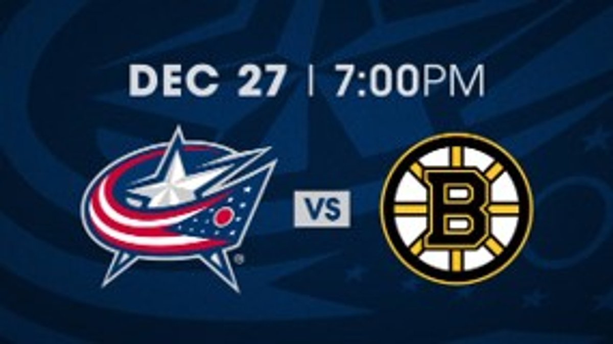 4 Tickets to CBJ vs Bruins 