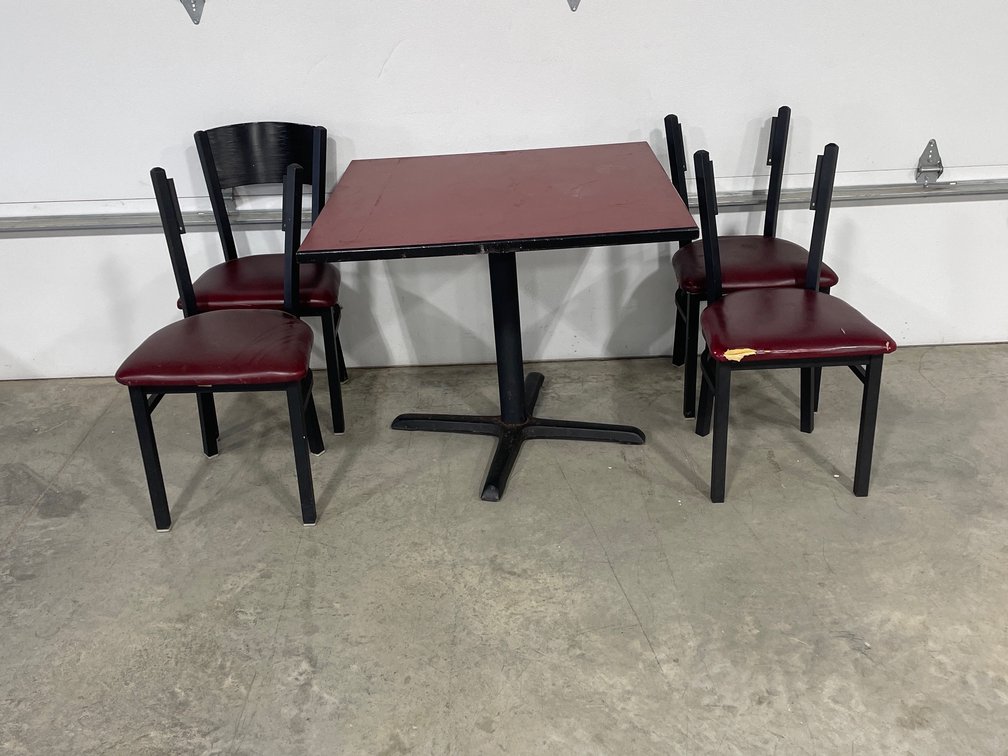 TABLE AND CHAIRS