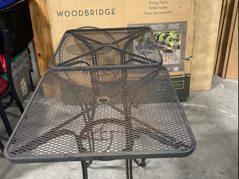 WROUGHT IRON TABLES