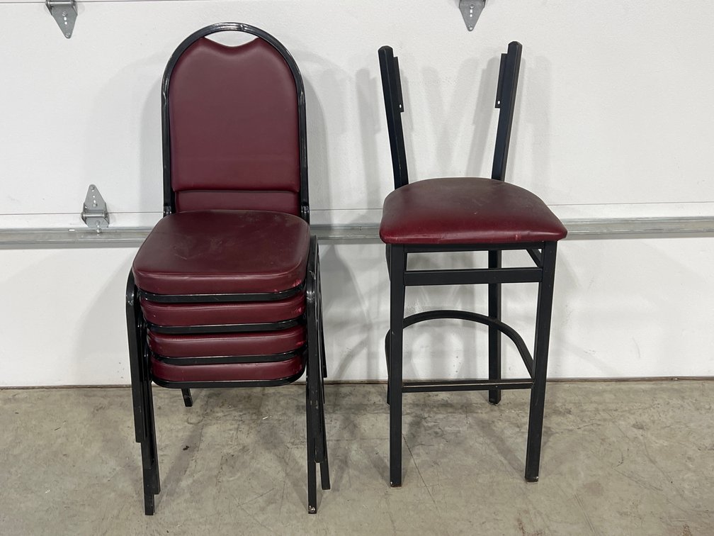 CHAIRS AND STOOL