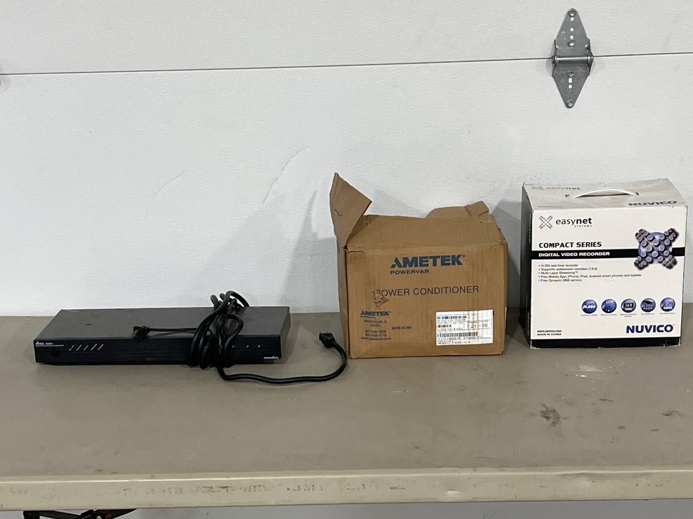 LINE CONDITIONERS AND VIDEO RECORDER 