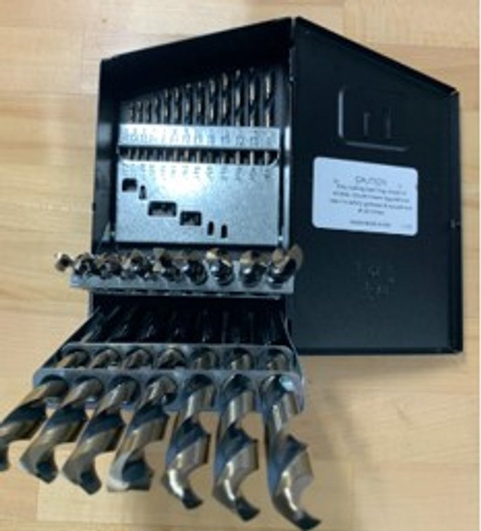 Black and Gold Drill Bit Set