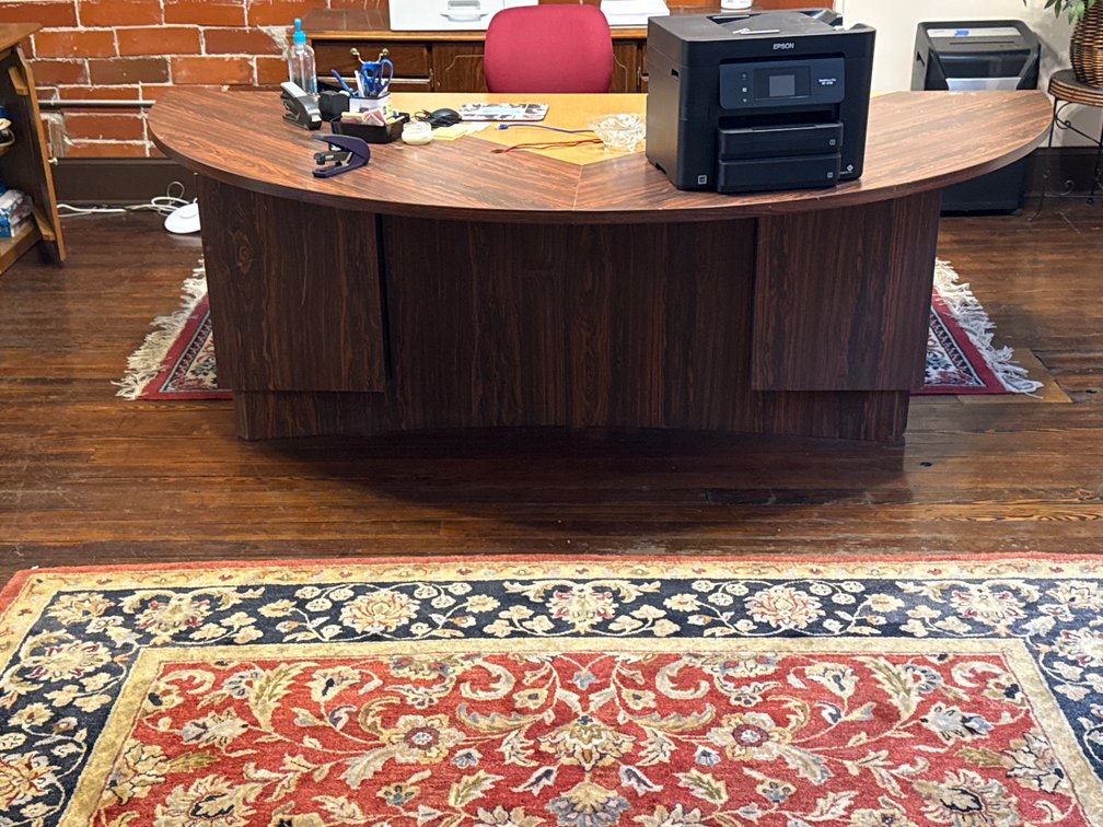 DESK, PRINTER, CREDENZA, ETC