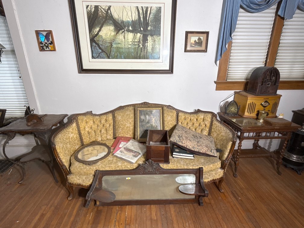 COUCH, END TABLES, ETC