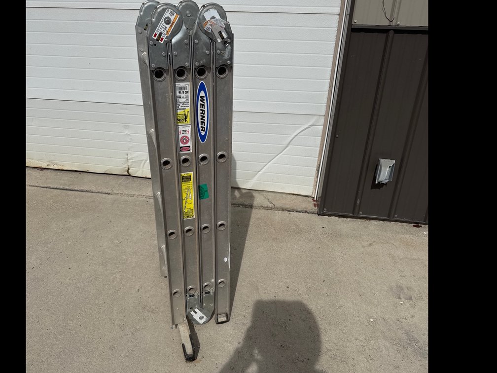 WERNER FOLDING LADDER