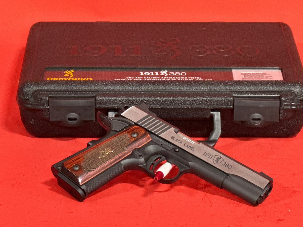 BROWNING 1911 380 BLACK LABEL PISTOL