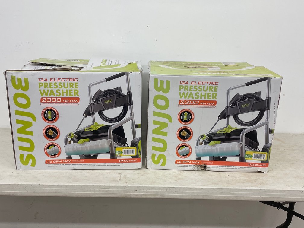 SUNJOE PRESSURE WASHERS