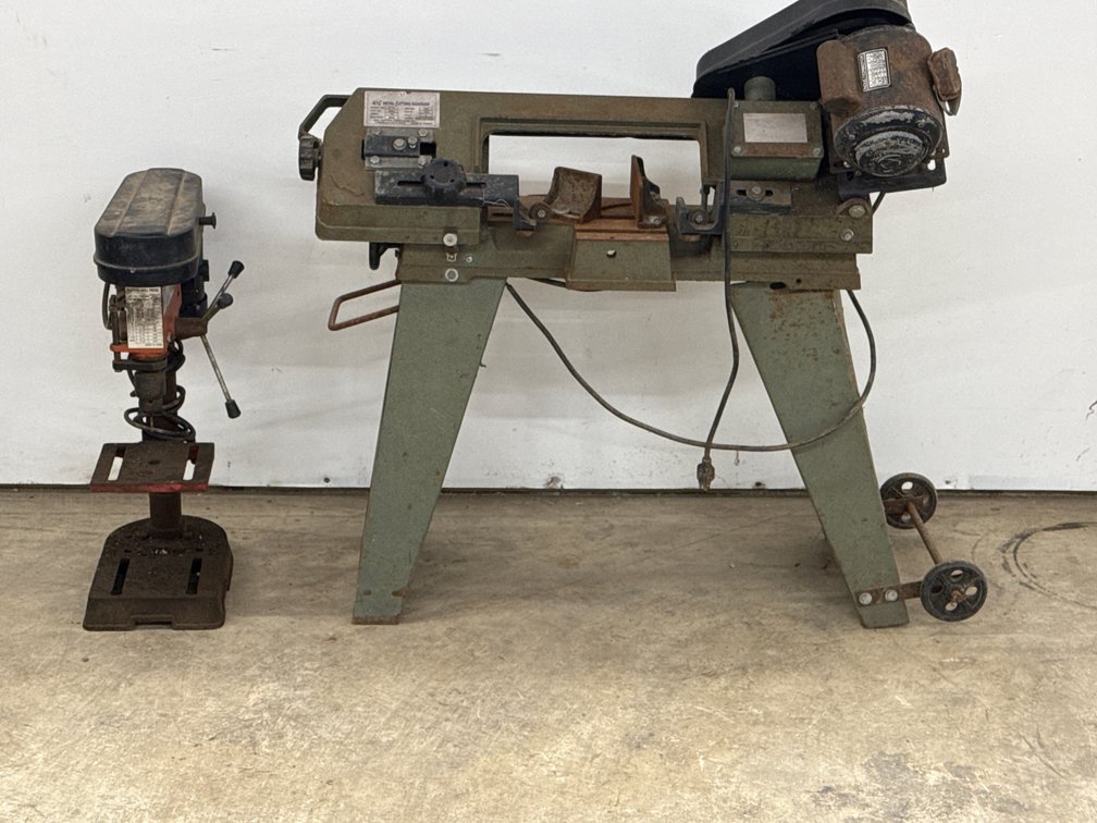 DRILL PRESS & BAND SAW