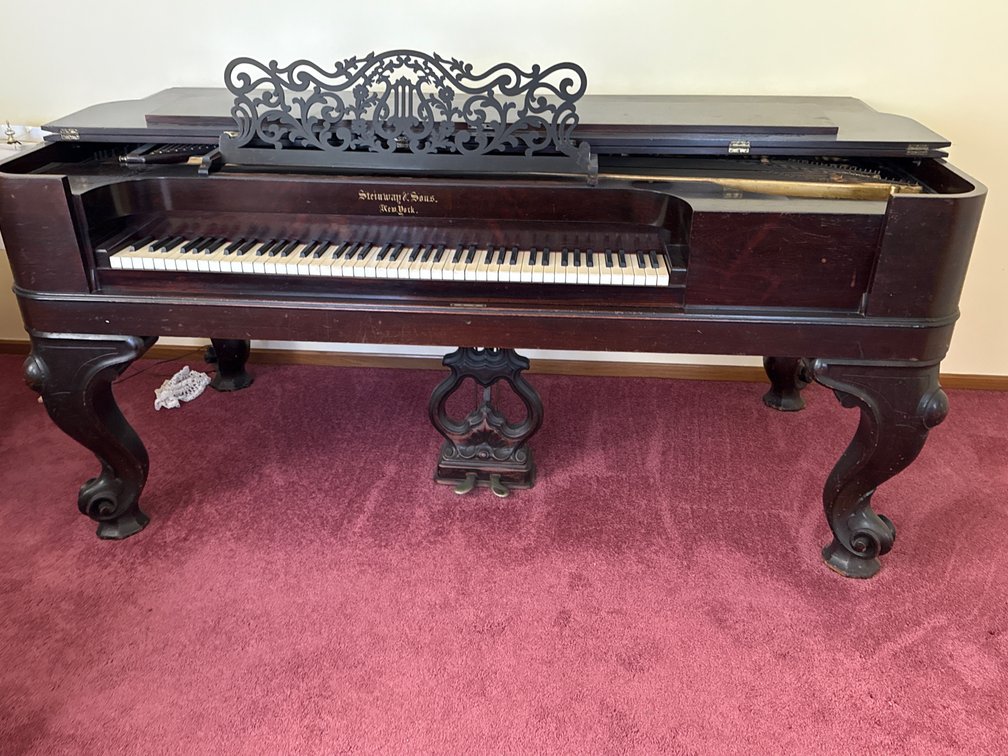 STEINWAY SQUARE GRAND PIANO