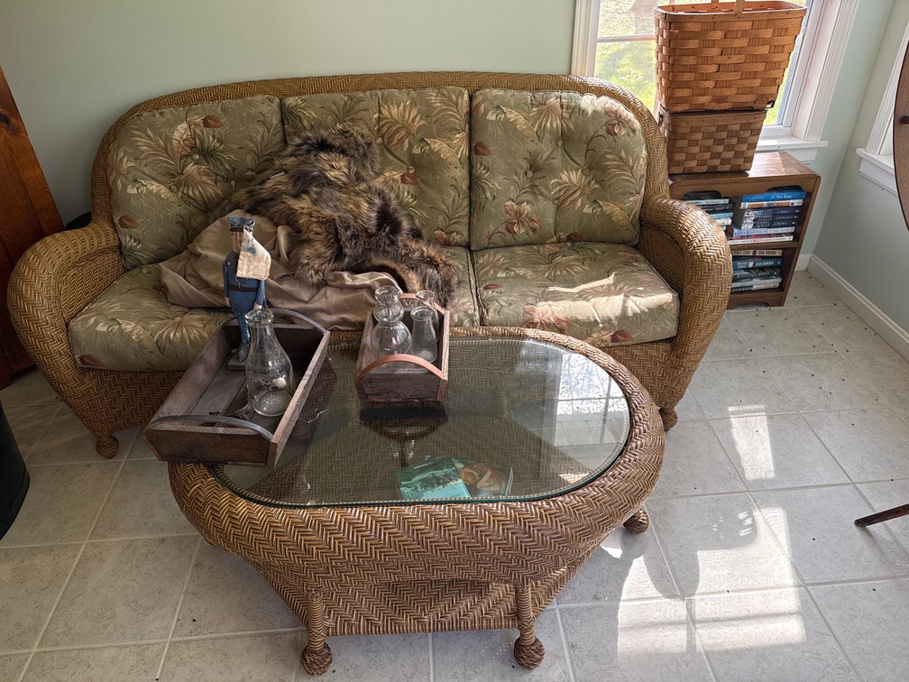 WICKER PATIO SET & MORE